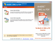 deskDOC DWG to PDF Professional 2010 screenshot